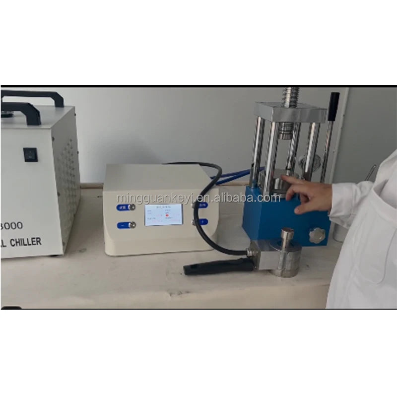 500C Cylindrical Electric Heating Mold Circular Ring Pressing Die for Lab Hydraulic Hot Press-MG-PCH-G