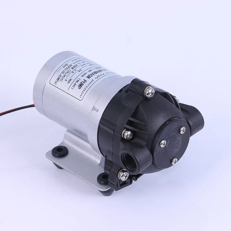 SOVOFLO DP-60 BLDC Electric Diaphragm Pump DC 12V 24V Brushless Motor operated Water Pump 5LPM 60psi Pressure Switch optional