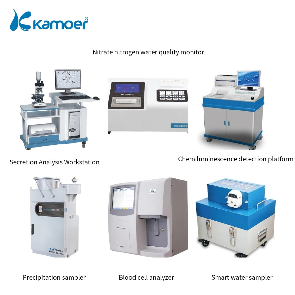 Kamoer 160ml/min KCM-B163-ODM High Flow Stepper Motor Peristaltic Pump 24V Adjustable Dosing Peristaltic Pump 0.1-300RPM for Lab