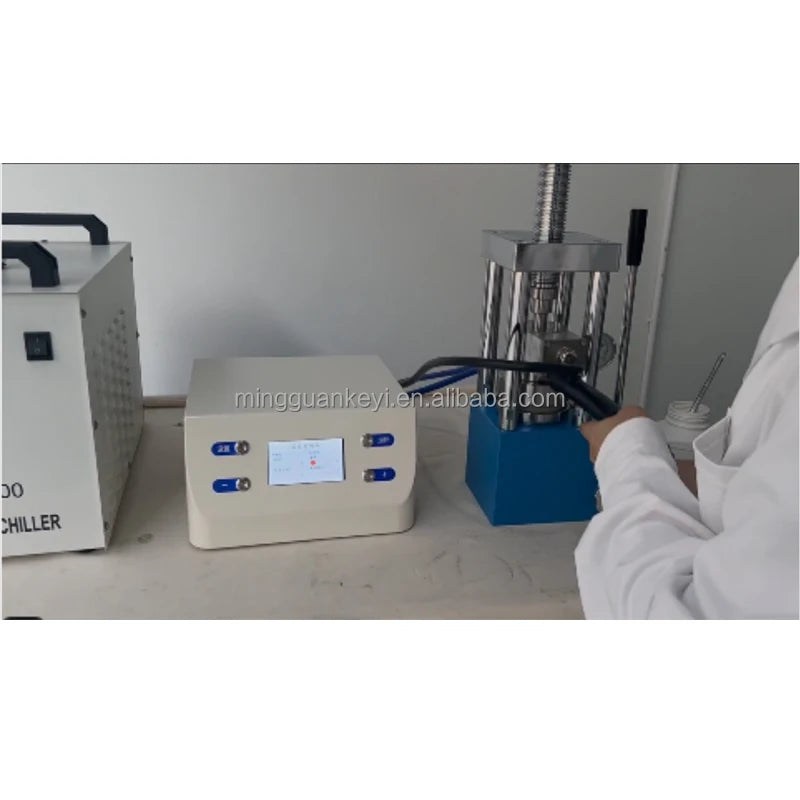 500C Cylindrical Electric Heating Mold Circular Ring Pressing Die for Lab Hydraulic Hot Press-MG-PCH-G