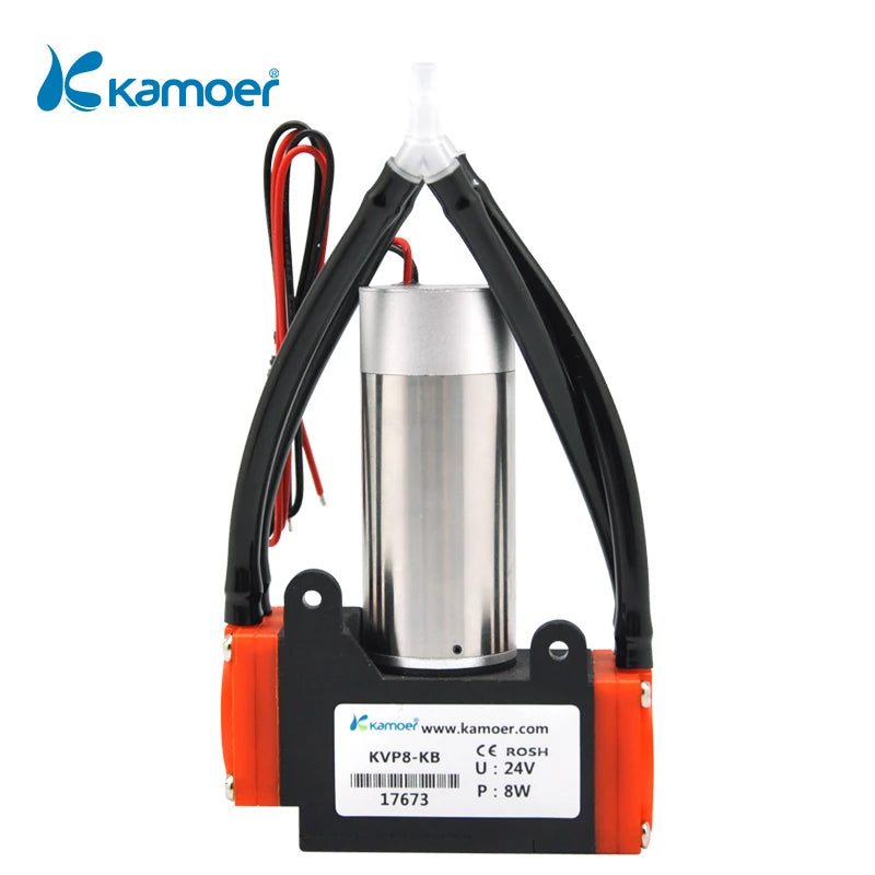 Kamoer 8L/min KVP8 Micro Electric Diaphragm Vacuum Pump 12V 24V BLDC Motor Negative Pressure 0.06Mpa Suction pump