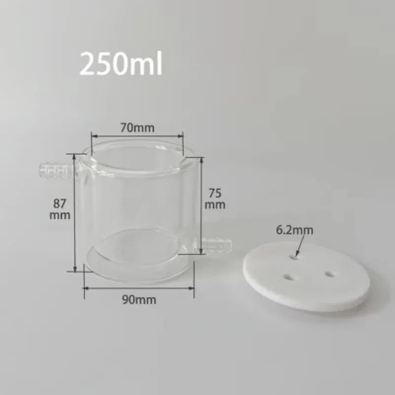 Electrochemical Experiment of C003 Water Bath Controlled Temperature Double layer Five port Sealed Electrolytic Cell