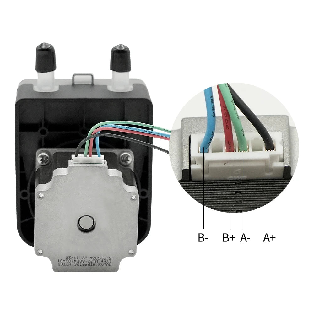 Kamoer 3.2L/min KDS3000 Peristaltic Pump 24V Stepper Self-priming Pump 300RPM High Flow Transfer Pump Silicone 2.5mm Thickness