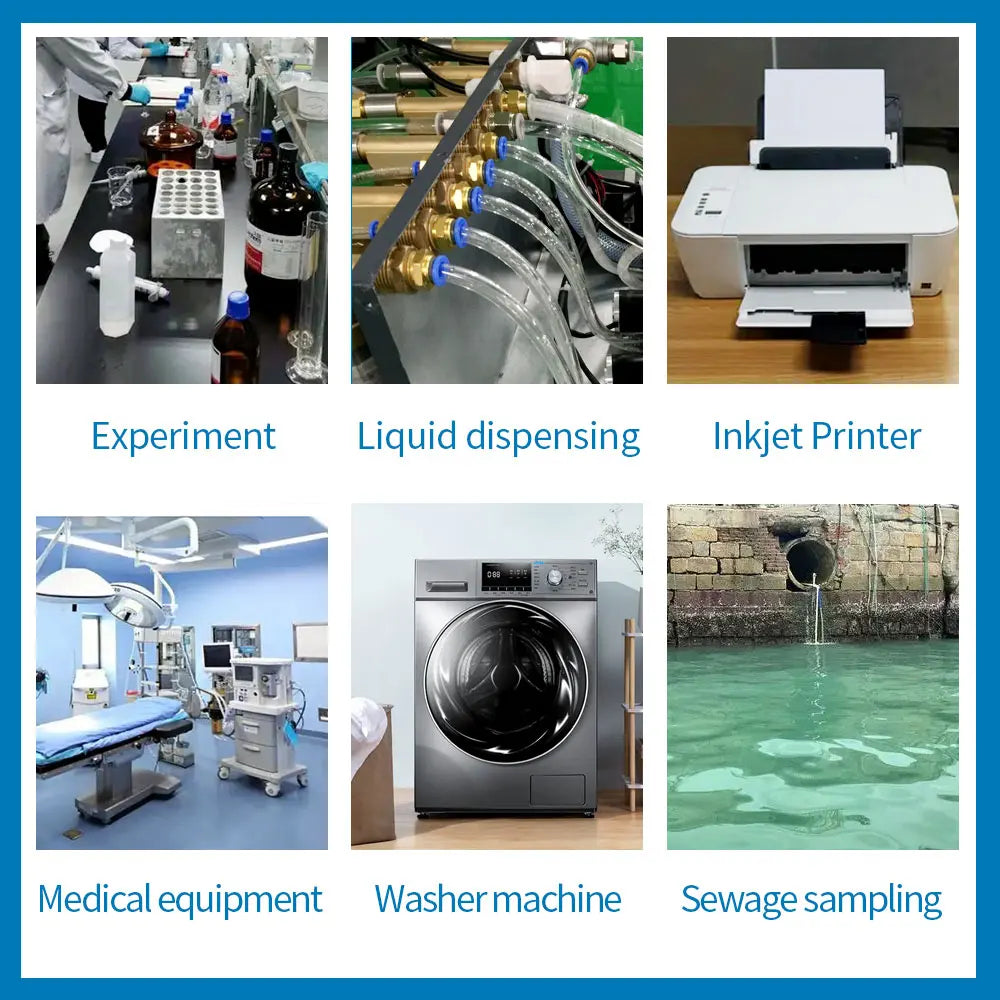 Kamoer 600ml/min ELP02 Diaphragm Liquid Pump 24V/12V DC Motor Liquid Pressure 0.2Mpa Self-priming Pump