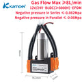 Kamoer 8L/min KVP8 Micro Electric Diaphragm Vacuum Pump 12V 24V BLDC Motor Negative Pressure 0.06Mpa Suction pump