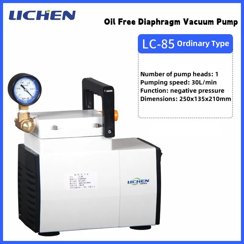 Oil-Free Diaphragm Vacuum Pump Positive And Negative Pressure Small Portable Laboratory Suction Filter Electric Suction Pump