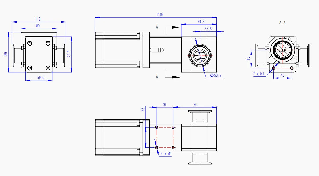 High Viscosity Big Flow Precision Micro Pump Gear 45L/Min Magnetic Driven Pump For Filling and Packaging Machine