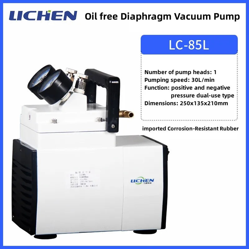 Oil-Free Diaphragm Vacuum Pump Positive And Negative Pressure Small Portable Laboratory Suction Filter Electric Suction Pump