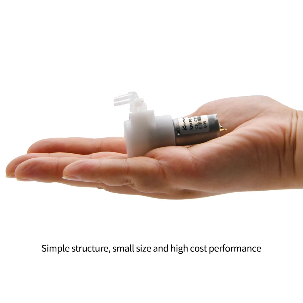 Kamoer 30ml/min Peristaltic Pump KPA30 6V DC Motor Low Flow Gear Pump with Silicone Tube 1mm Wall thickness Small Size
