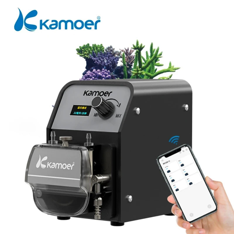 Kamoer FX-STP3 WIFI PerIstaltic Continuous Duty Dosing pump Reef Aquarium Calcium Reactor Circulation Pump Self-Priming Pumps