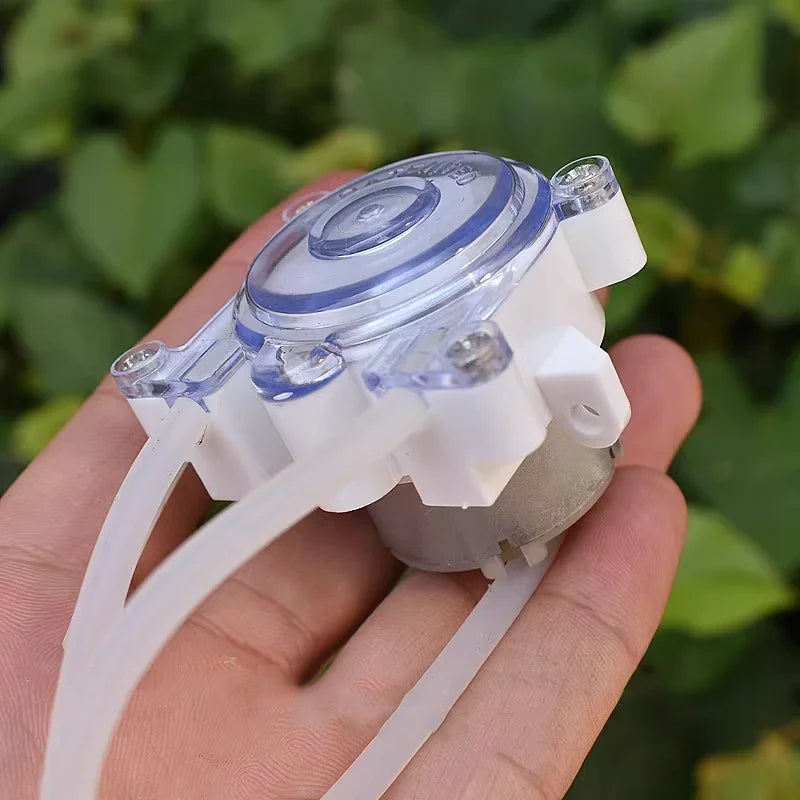Micro Peristaltic Pump DC 6V-12V Small Mini 500 Geared Motor Dosing  Liquid Water Squeeze Pump for Lab Ink Sampling Pump