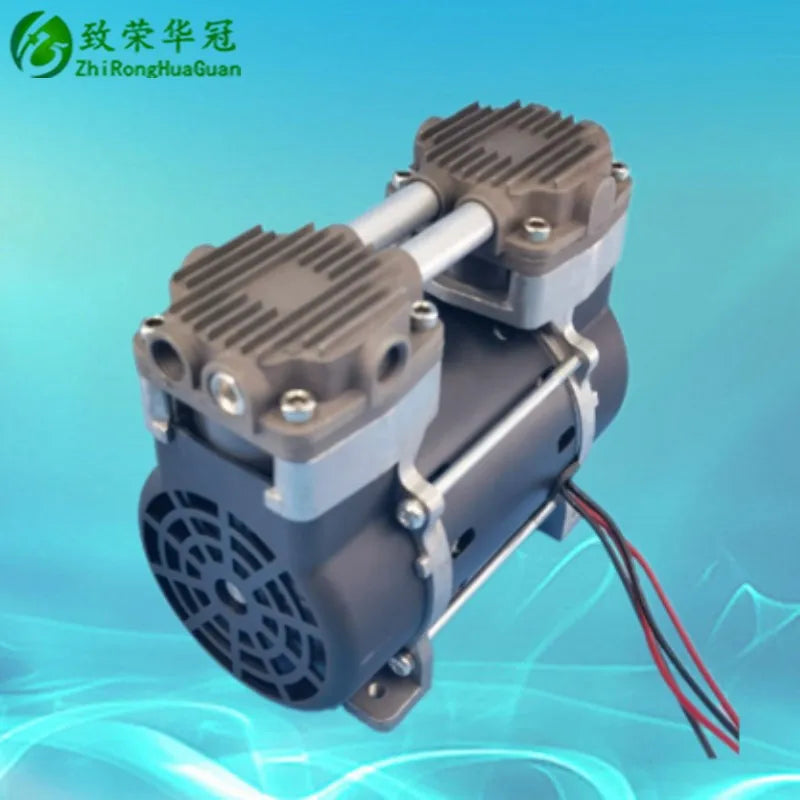 Oil-free vacuum compressor 220V small vacuum pump large flow charge pump 40L flow pump piston air pump