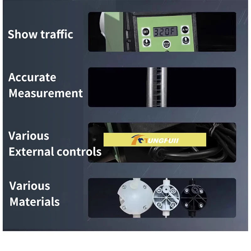 Acid Dosing Pump Electromagnetic Diaphragm Pump 220V Automatic  Electromagnetic Micro Dosing Equipment Quantitative Pump