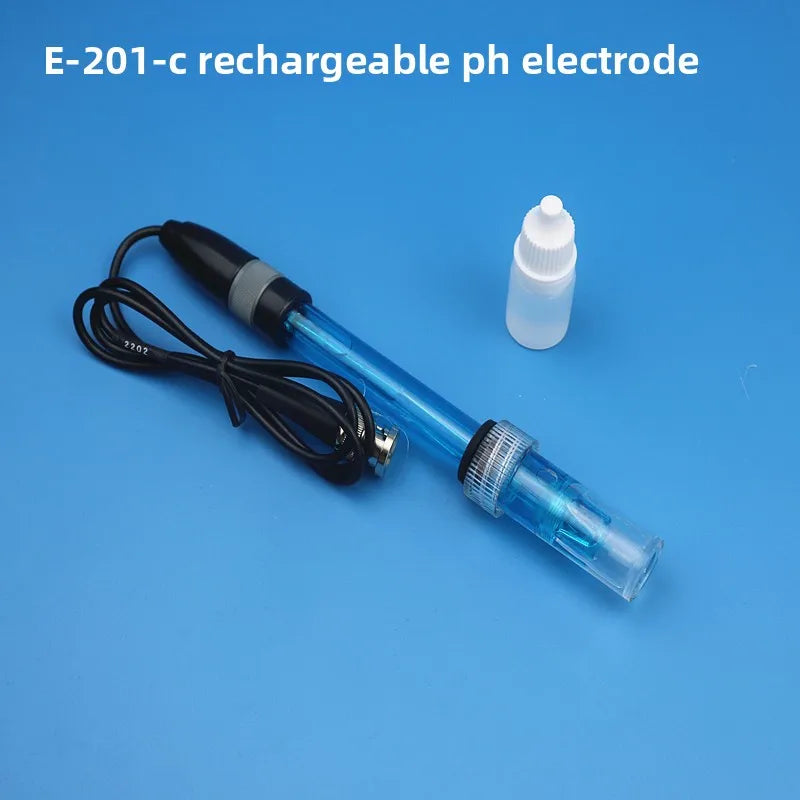 Free Shipping Lab -Universal E - 201 PH Composite Electrode | Refillable PH Composite Electrode for Acidimeter