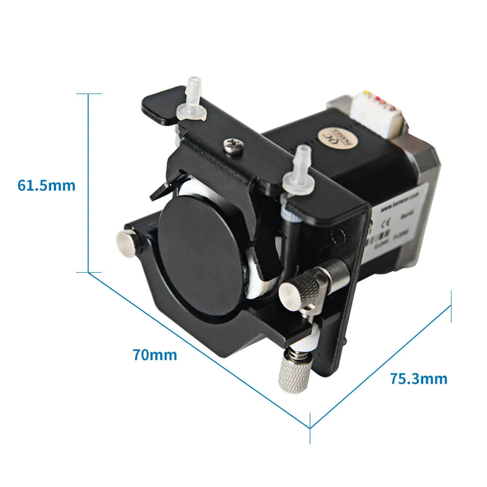Kamoer 0.01ml-171ml/min KCS Peristaltic Pump 24V Stepper Motor High Precision Transfer Pump Speed Adjustable Dosing Pump for Lab