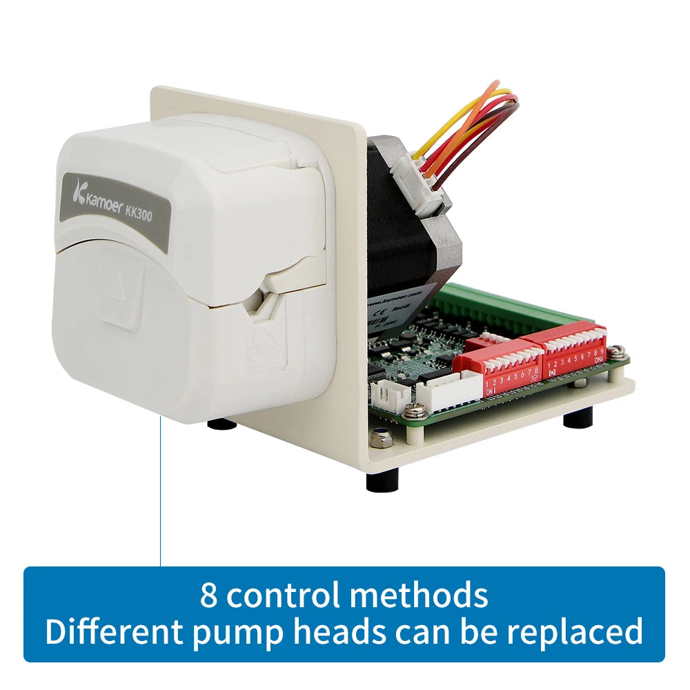 Kamoer 1-315m/min MED42-KK300 High Flow Embedded Peristaltic Pump 24V Stepper Motor Adjustable Dosing Pump Support CAN/RS485