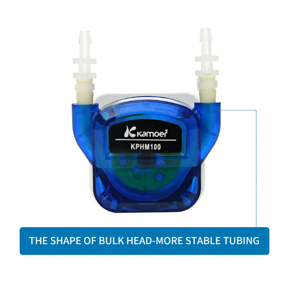 Kamoer 0-180ml/min KPHM100 Peristaltic Pump 24V DC Motor Zero-pollution Self-priming Pump for Lab and Dishwasher