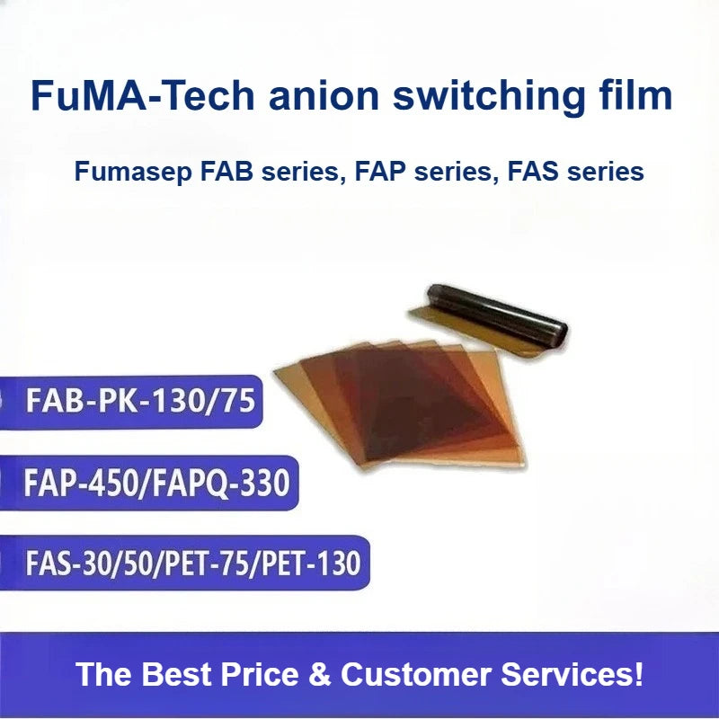 Fumasep FAB-PK-130Anion Exchange Membrane By FuMA-Tech Germany-High Performance for Electrodialysis Electrochemical Applications
