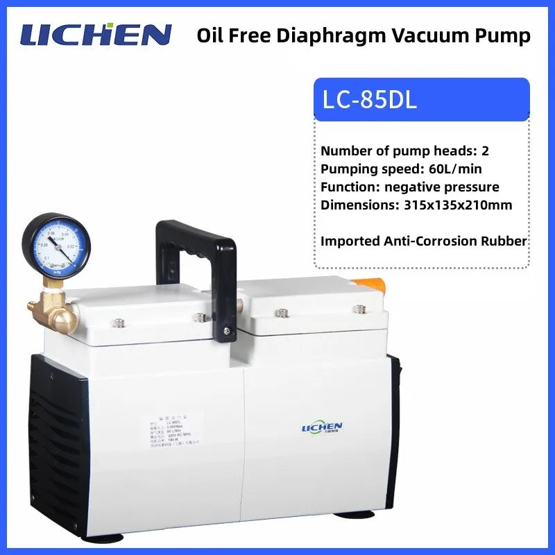 Oil-Free Diaphragm Vacuum Pump Positive And Negative Pressure Small Portable Laboratory Suction Filter Electric Suction Pump
