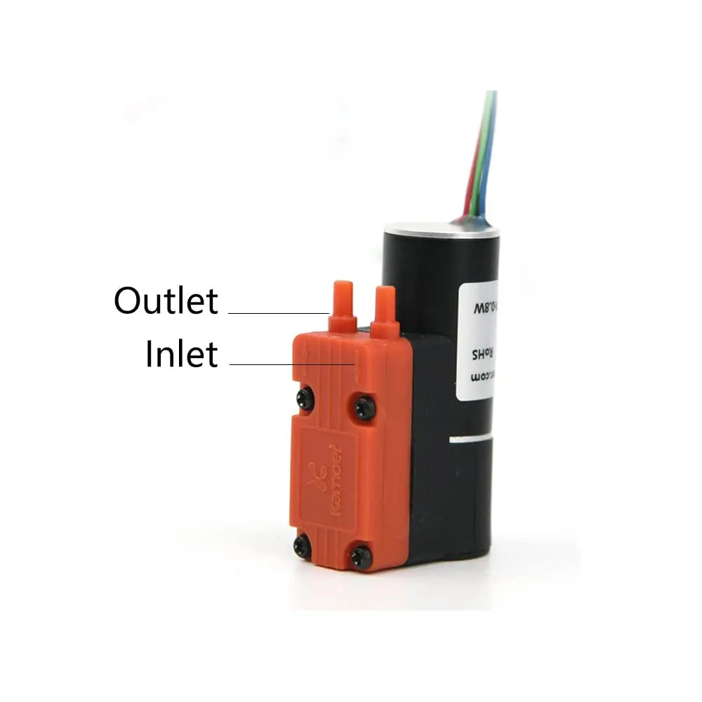 Kamoer 1.5L/min HLVP1.6 Diaphragm Vacuum Pump 3.7V DC Brushless Motor Air Pump, PWM Speed Control for Portable Gas Analysis