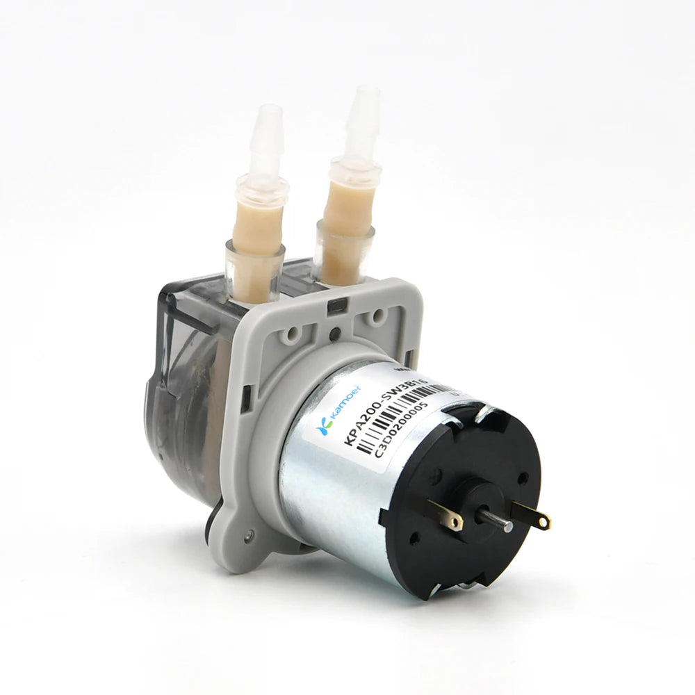 Kamoer 220ml/min KPA200 Low Flow Peristaltic Pump 12V 24V Gear Pump DC Motor Self-priming Pump BPT Tubing Dosing Pump