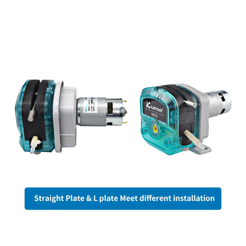 Kamoer 1140ml/min L Type KKDD High Flow Peristaltic Pump 12V24V DC Motor Gear Transmission Self-priming Pump for Liquid Transfer