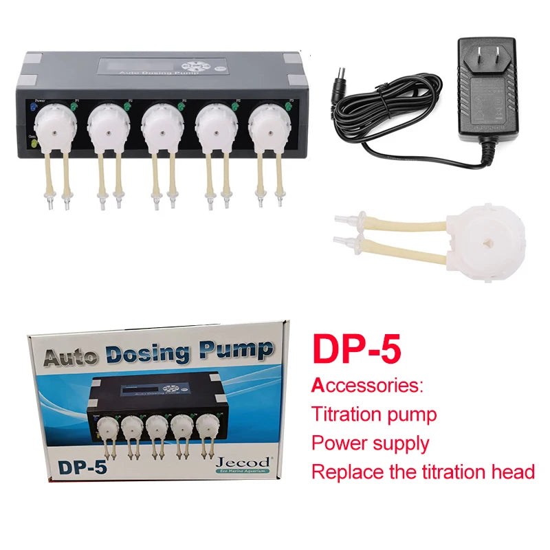 JEBAO-Auto Dosing Pump Titration DP Series Peristaltic Multi Head Automatic Precision Aquariu DP2 DP3 DP4 DP3S DP5 DP4S DP-3S