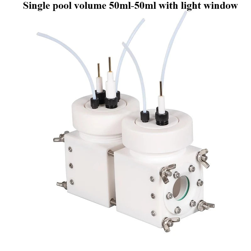 Fully PTFE H-type Replaceable Membrane Sealed Electrolytic Cell, Photoelectrochemical Cell/spectral Electrolytic Cell