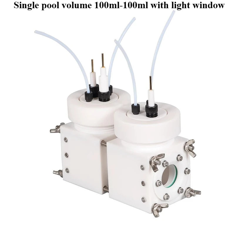 Fully PTFE H-type Replaceable Membrane Sealed Electrolytic Cell, Photoelectrochemical Cell/spectral Electrolytic Cell
