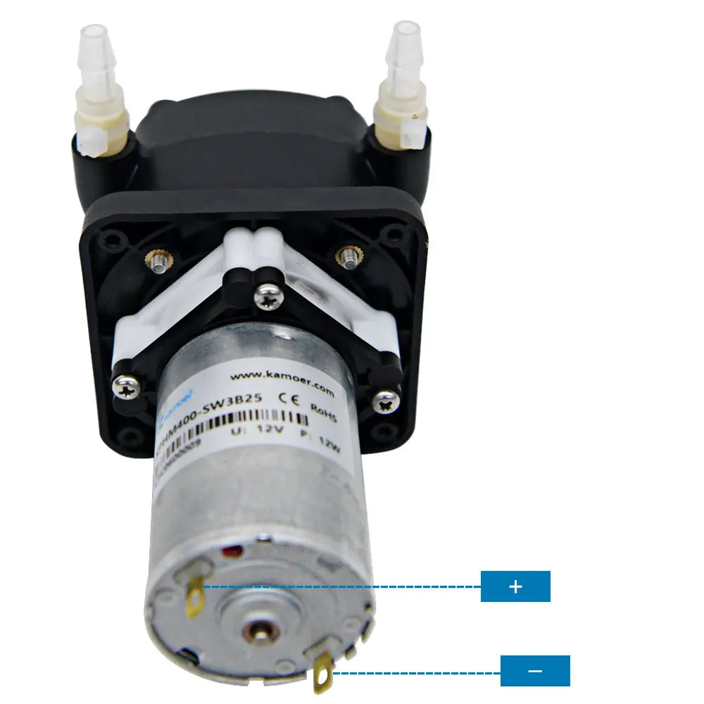 Kamoer 200~400ml/min KPHM400/KPHM200 Peristaltic Pump 12V 24V DC Motor High Flow Dosing Pump Cost-effective Self-priming Pump